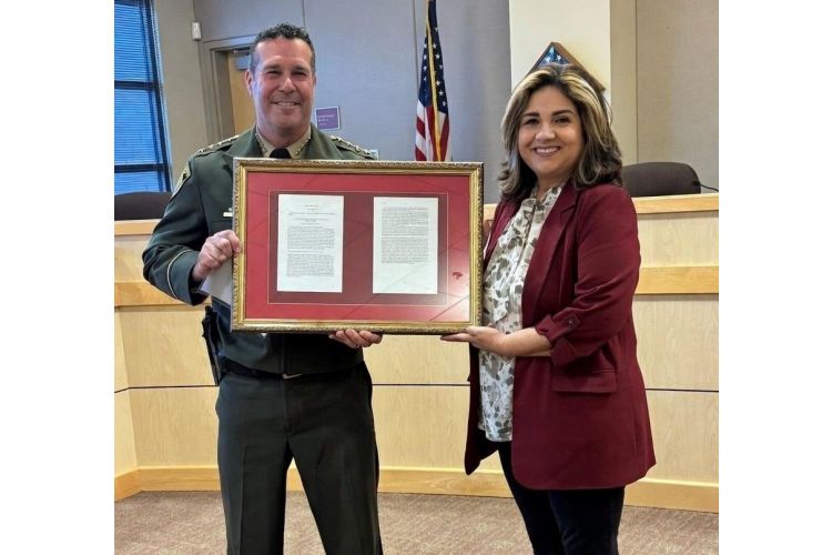 Senator Marie Alvarado Gil honors Amador County Correctional Deputies with Senate Bill 229